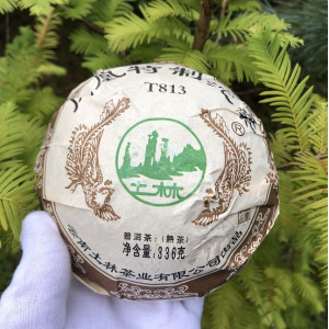 Шу Пуэр Феникс 813 фабрики Ту Линь то ча 336 г 2014 год